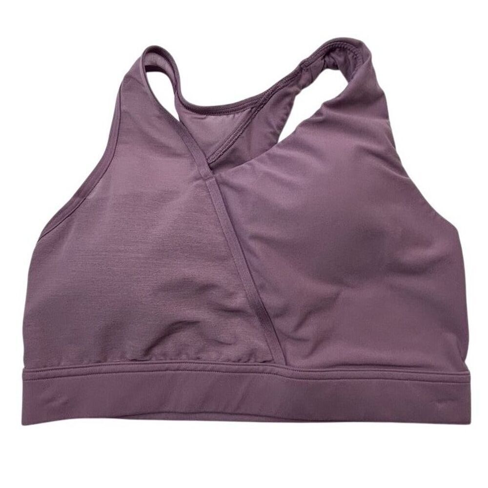 Under Armour Women's Sports Bra S Purple Medium Support Racerback‎